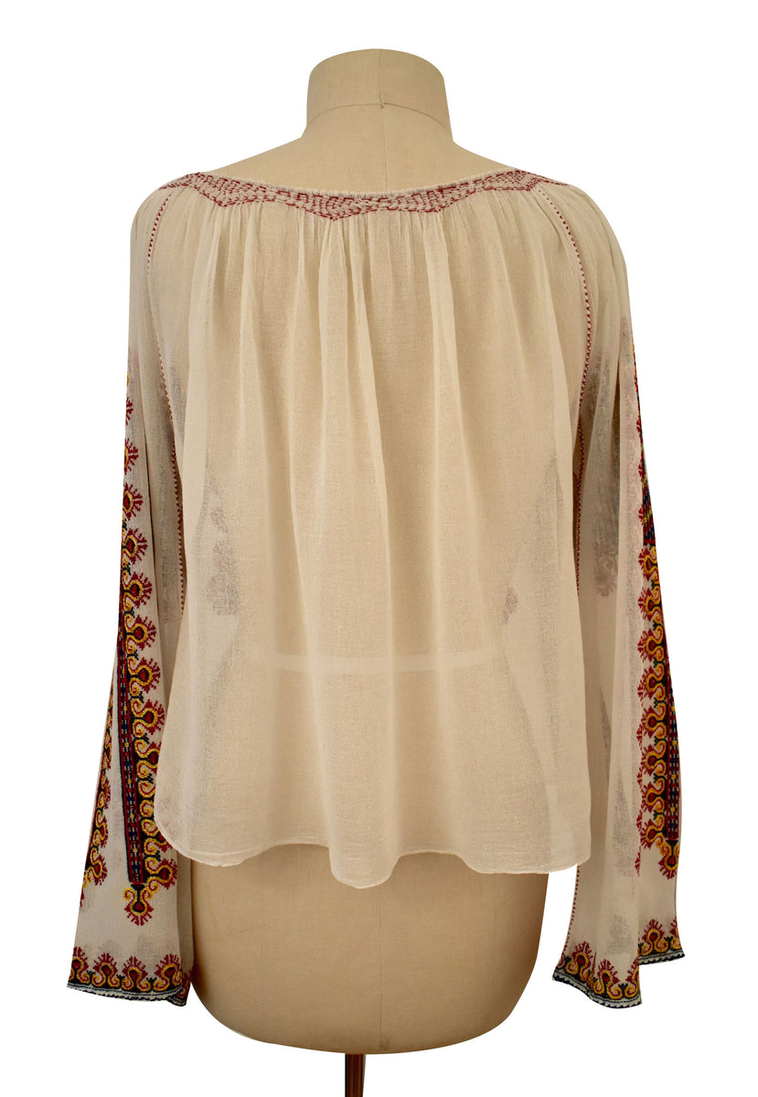 Long Sleeve Romanian Blouse – Susan Simon Design